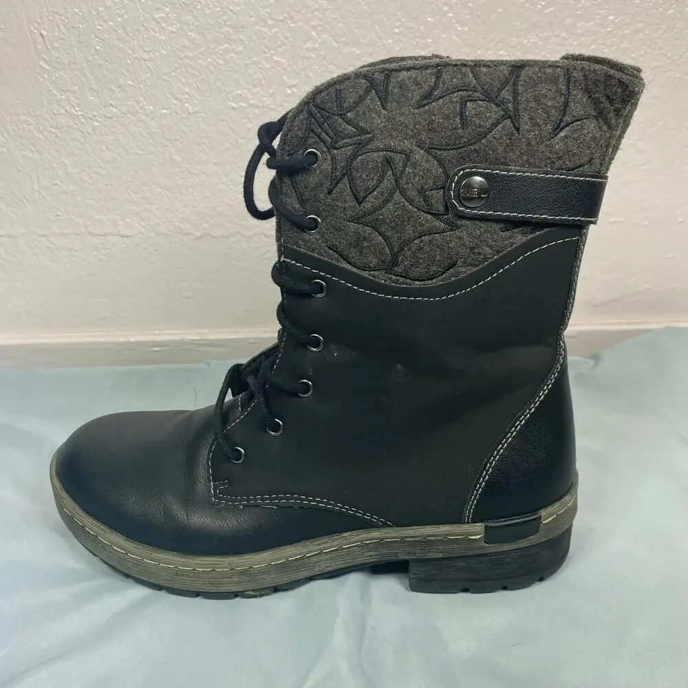 JBU Womens Hemlock Cap Toe Mid-Calf Fashion Boots Size 7